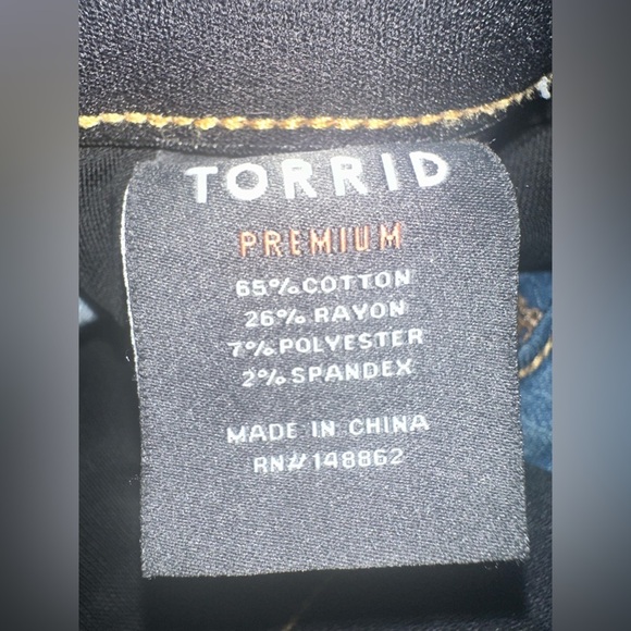 Torrid Ankle length jeans. Size 20 - Picture 4 of 8